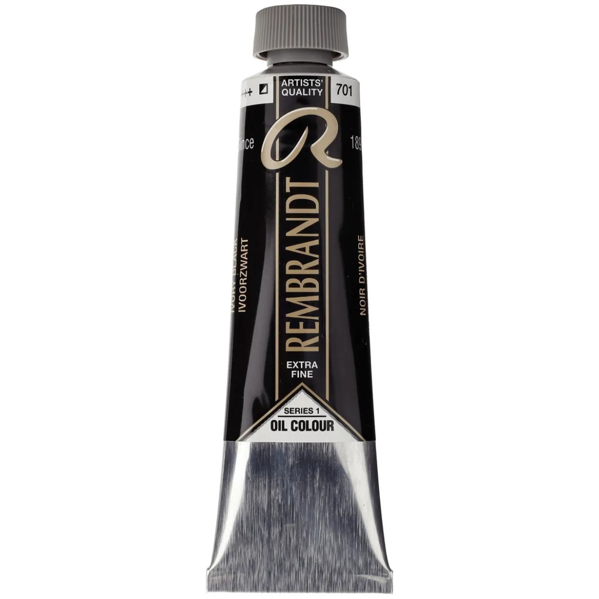 Rembrandt oljefärg 40 ml Ivory Black - 701