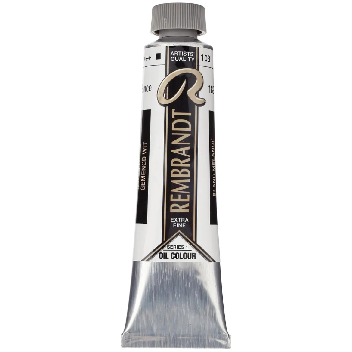 Rembrandt oljefärg 40 ml Mixed White (Safflower Oil) - 103