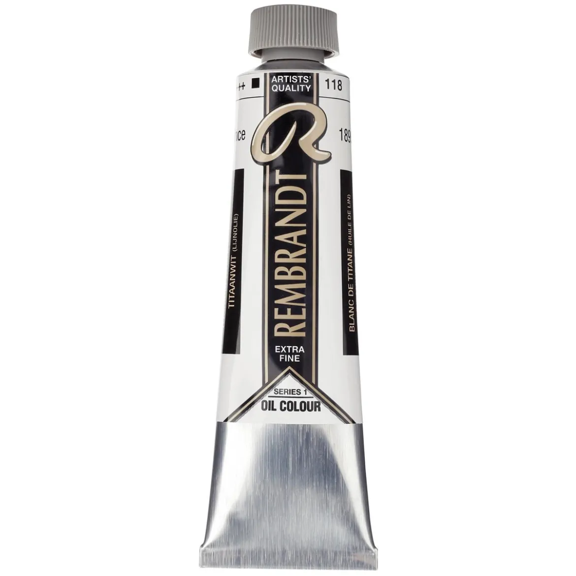 Rembrandt oljefärg 40 ml Titanium White (Linseed oil) - 118