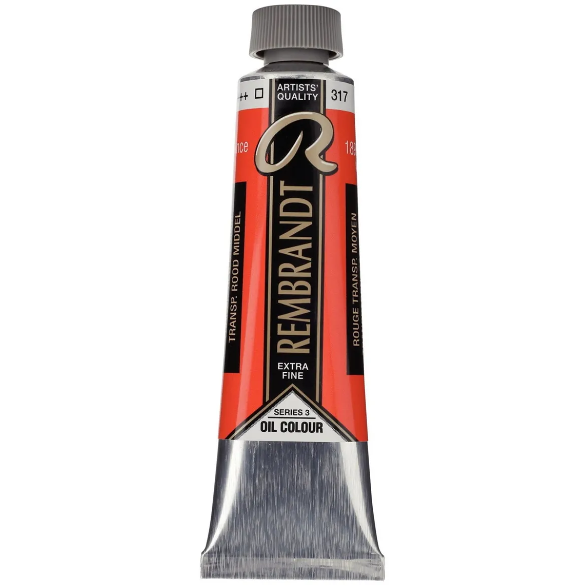 Rembrandt oljefärg 40 ml Transparent Red Medium - 317