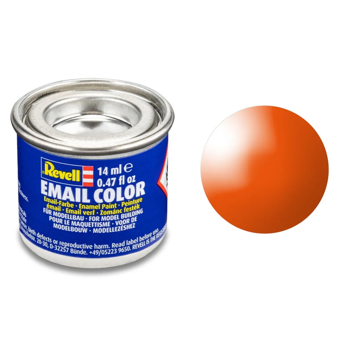 Revell hobbyfärg 14 ml - 30 Orange / gloss