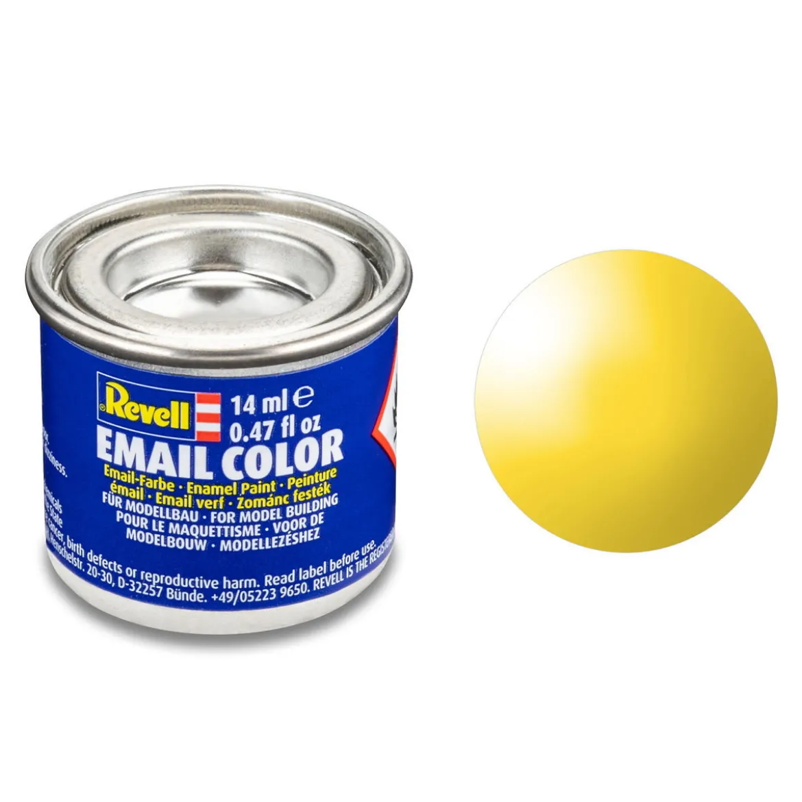 Revell hobbyfärg 14 ml - 12 Yellow / gloss