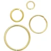 Ringöglor Ø4-13 mm 20st guld