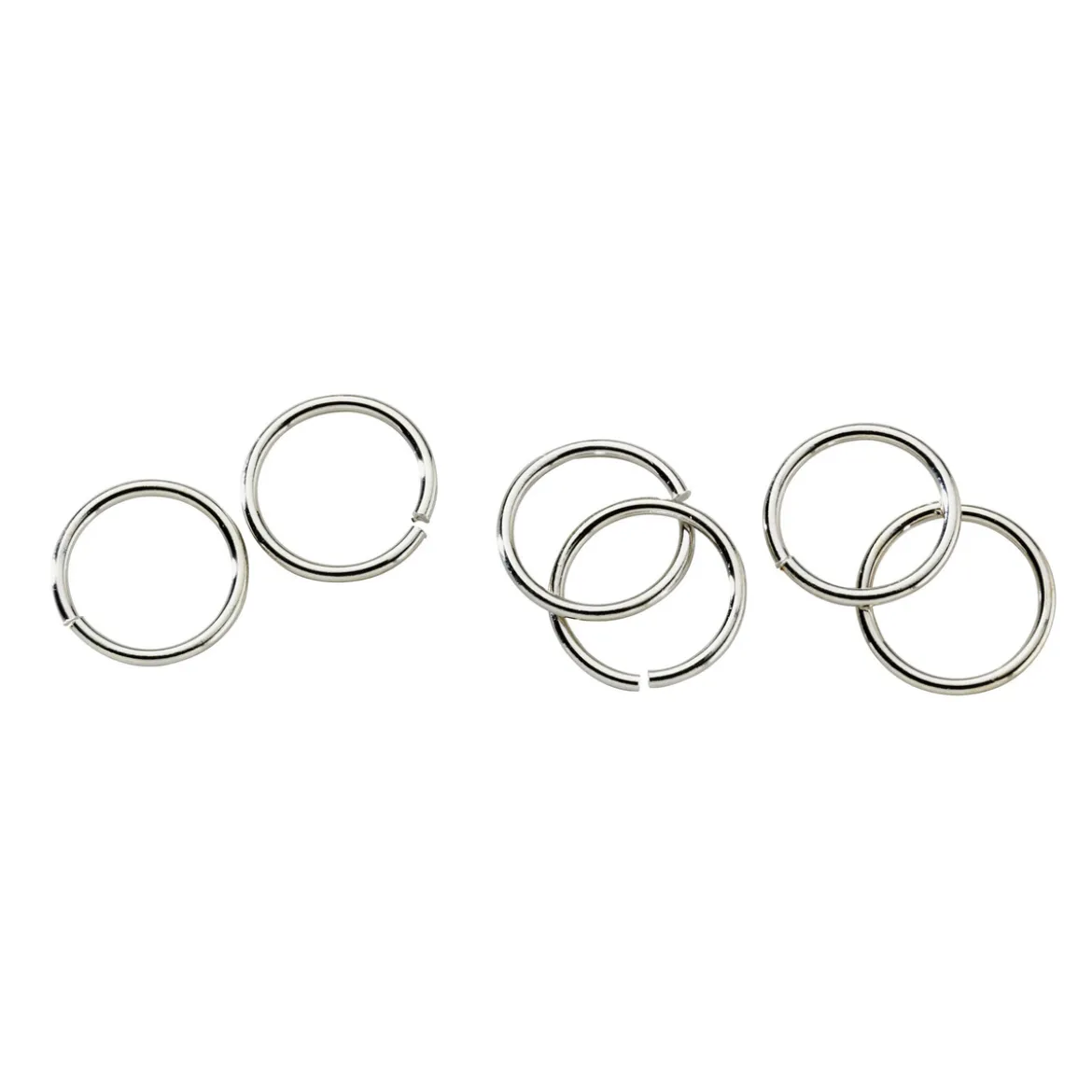 Ringöglor Ø9 silvfg 10 st
