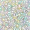 Rocaillespärla 6/0 mix glada pastellfärger, 30 gram glaspärlor à Ø3,7–4,3 mm