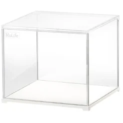 Rolife DIY Display Box DFL03, visningsskåp för miniatyrhus, 287×237×244 mm