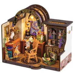 Rolife DIY The Magic Study miniatyr diorama – DG166, 210×130×190 mm