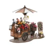 Rolife DIY Wooden 3D-träpussel Blomstervagn TGS03 242×163×230 mm