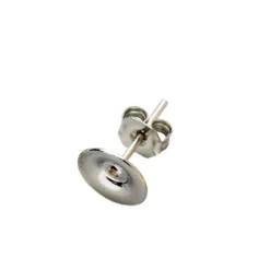 Öronstift Ø8mm silverf 5 par