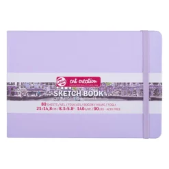 Royal Talens Art Creation Sketch skissbok 21x14,8 cm, ljuslila omslag – 140 g/m², 80 ark