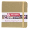 Royal Talens Art Creation Sketch skissbok 12×12 cm, guldigt omslag – 140 g/m², 80 ark