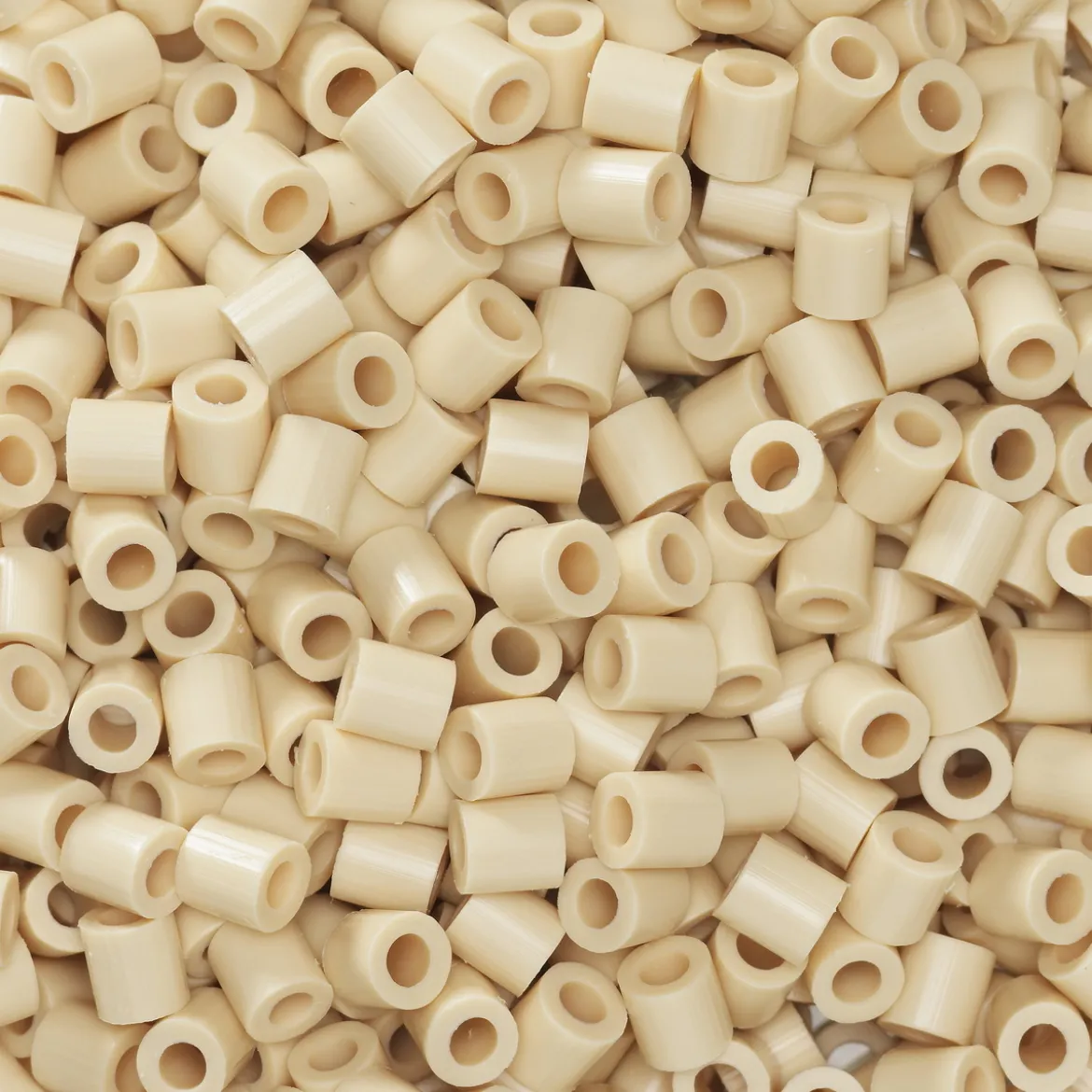 Rörpärlor Midi 1000 st ljusbeige, Ø5 mm