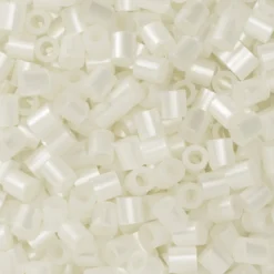 Rörpärlor Midi 1000 st pärlemor med skimmer, Ø5 mm