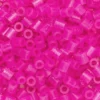 Rörpärlor Midi 1000 st rosa med glitter, Ø5 mm