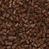 Rörpärlor Mini 1000 st brun, Ø2,5 mm