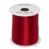 Rött satinband – 73 mm brett och 5 meter långt