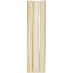 3 rundstavar – längd 22 cm, diameter 19 mm