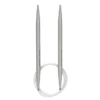 Rundstickor, längd 80 cm Ø7,0 mm – aluminium