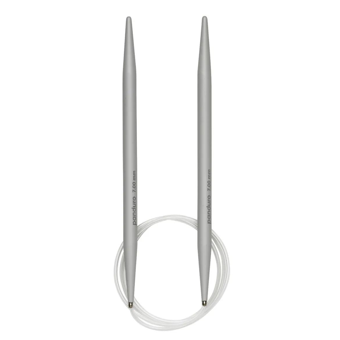 Rundstickor, längd 80 cm Ø7,0 mm – aluminium
