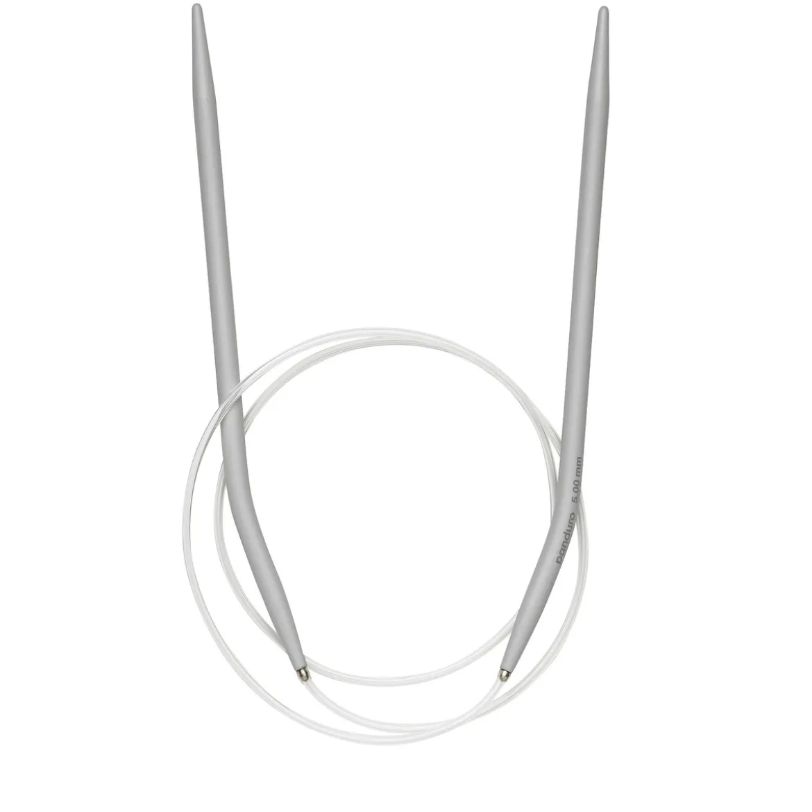 Rundstickor, längd 80 cm Ø5,0 mm – aluminium