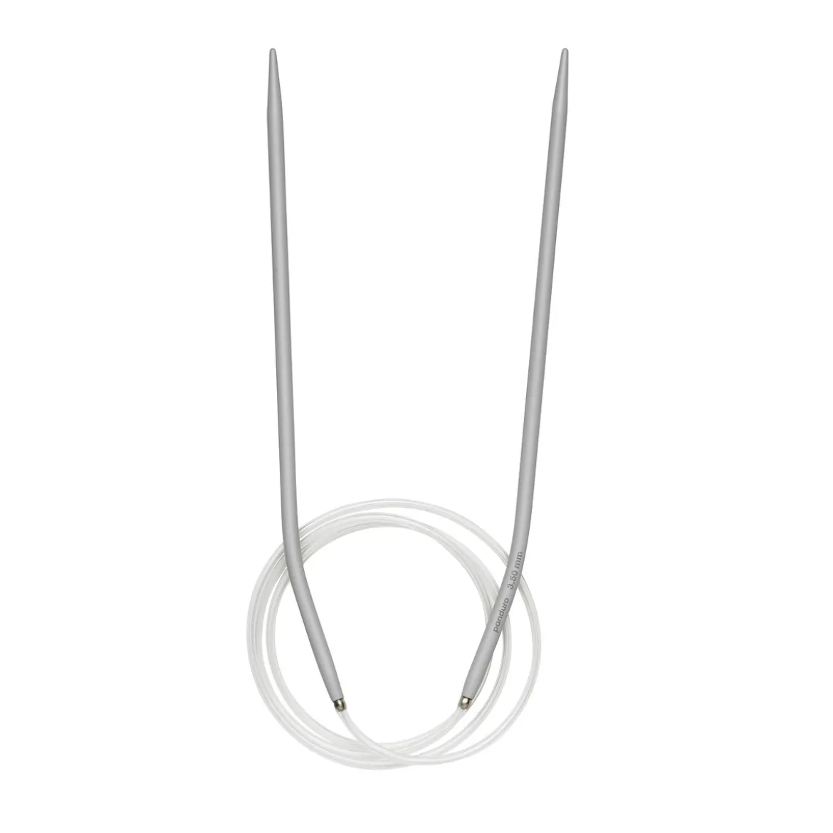 Rundstickor, längd 80 cm Ø3,5 mm – aluminium
