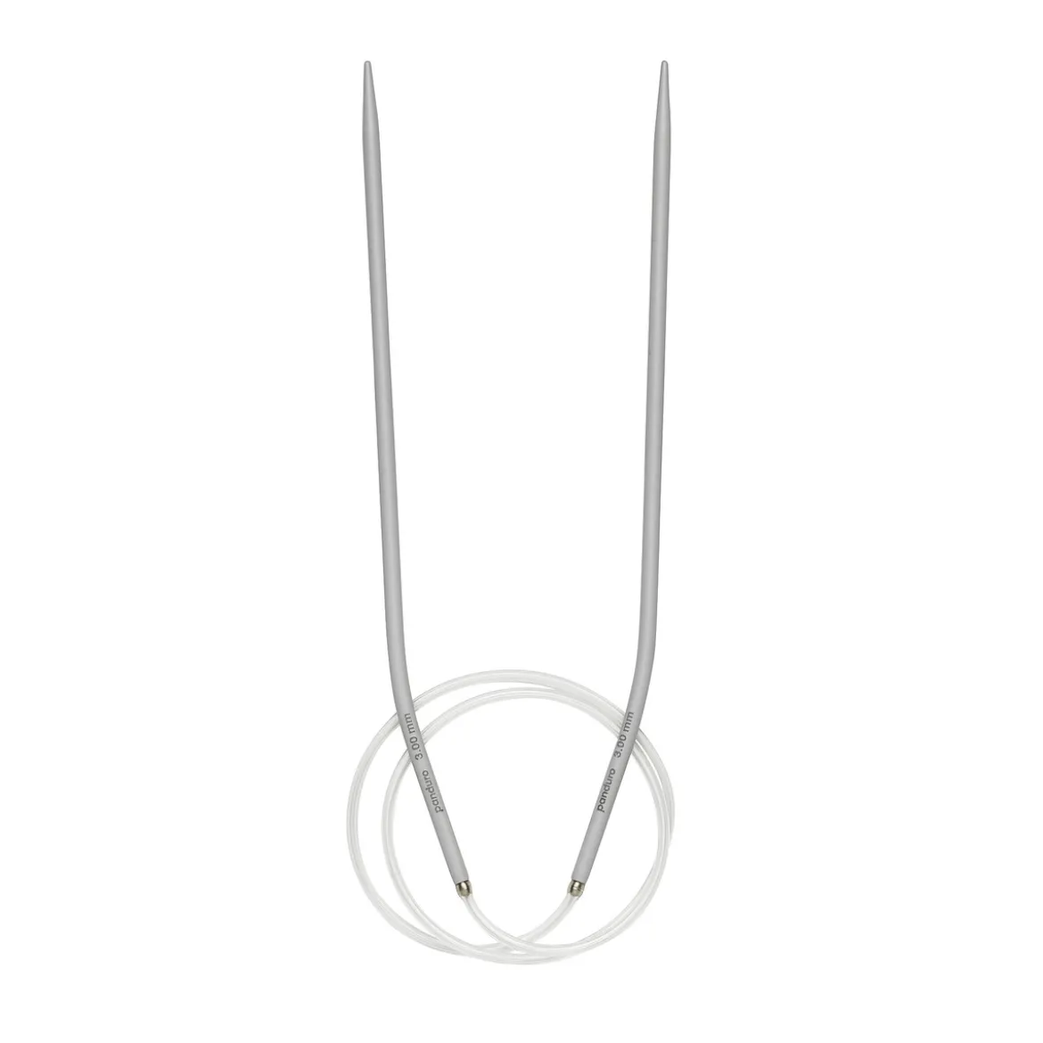Rundstickor, längd 60 cm Ø3,0 mm – aluminium