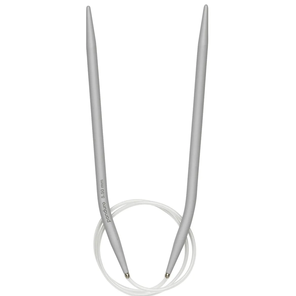Rundstickor, längd 60 cm Ø5,5 mm – aluminium