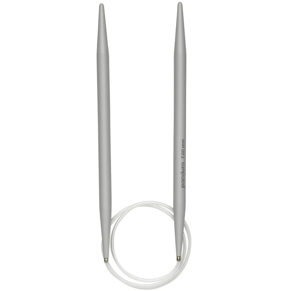 Rundstickor, längd 60 cm Ø7,0 mm – aluminium