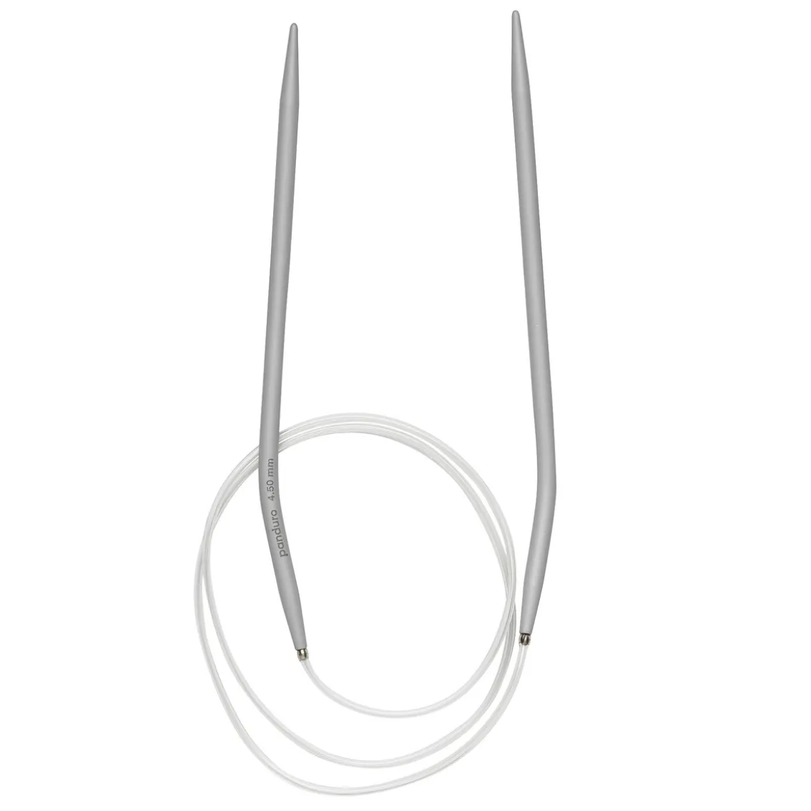 Rundstickor, längd 80 cm Ø4,5 mm – aluminium