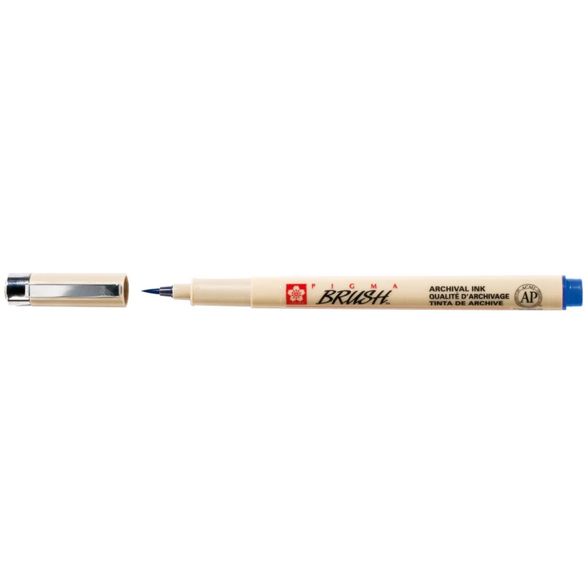 Sakura Pigma Brush Blå – blå penselspets