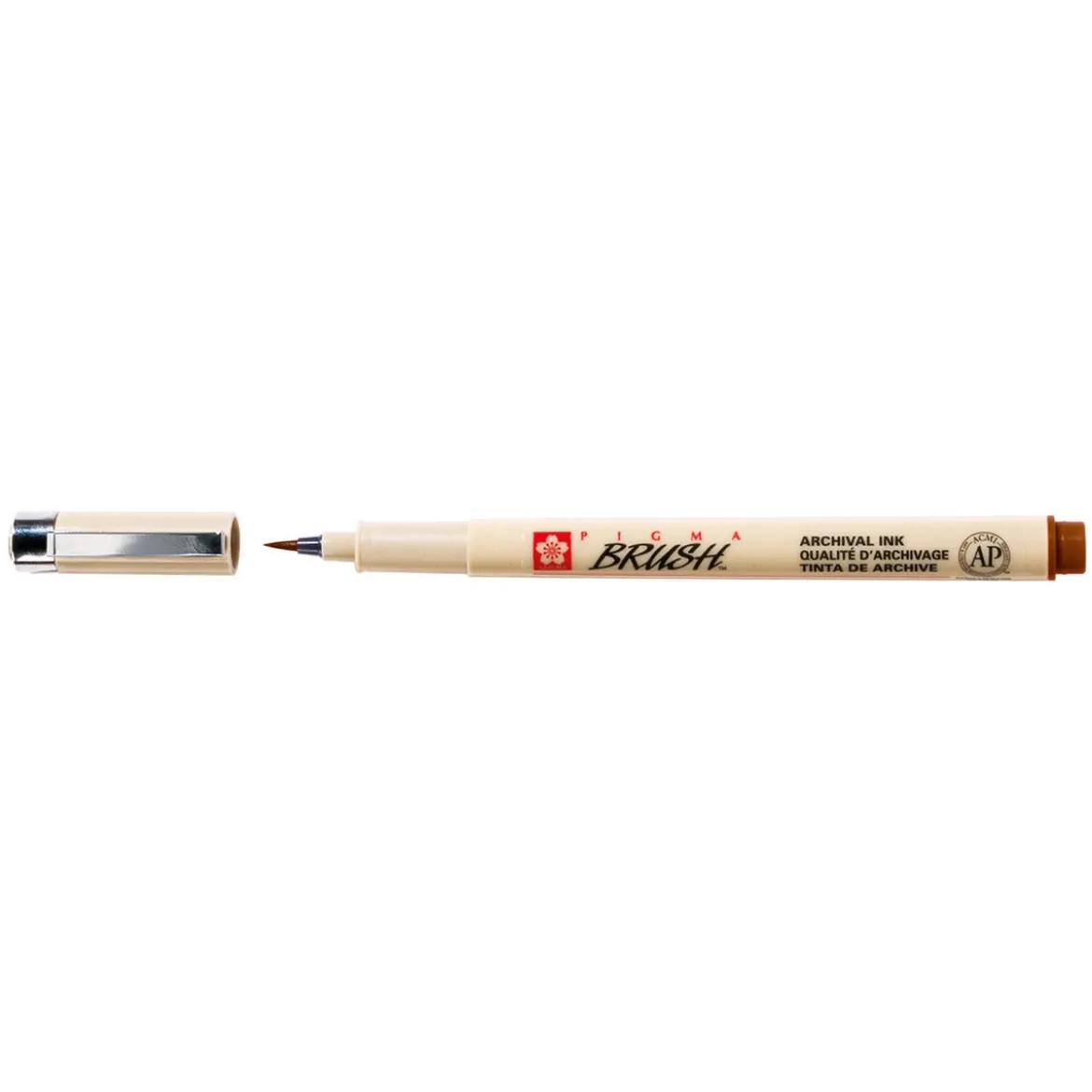 Sakura Pigma Brush Brown – brun penselspets