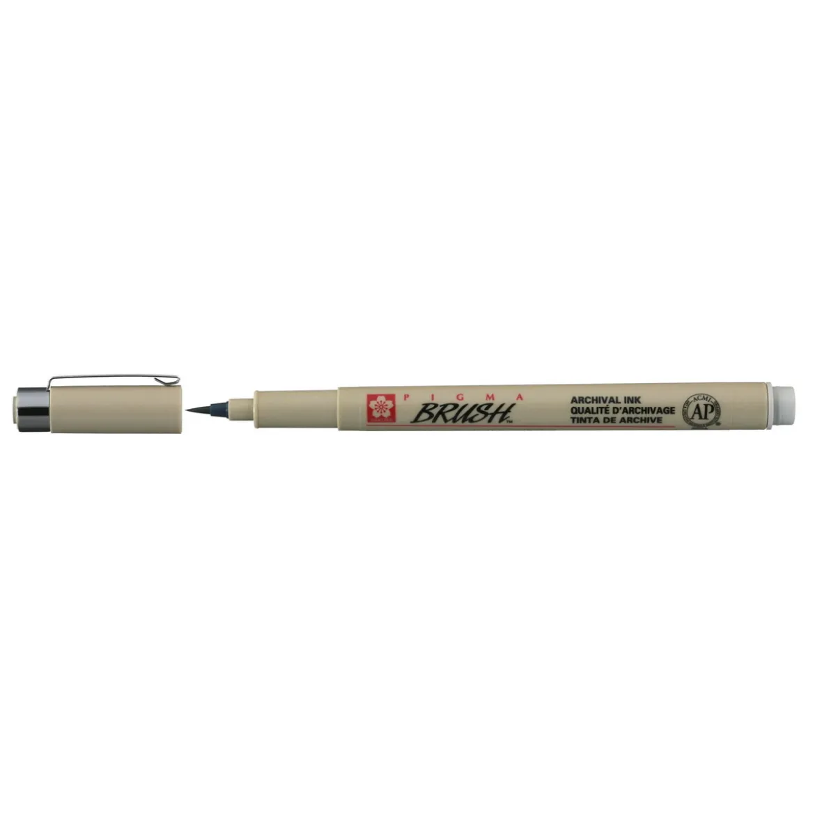 Sakura Pigma Brush Light cool grey – ljusgrå penselspets