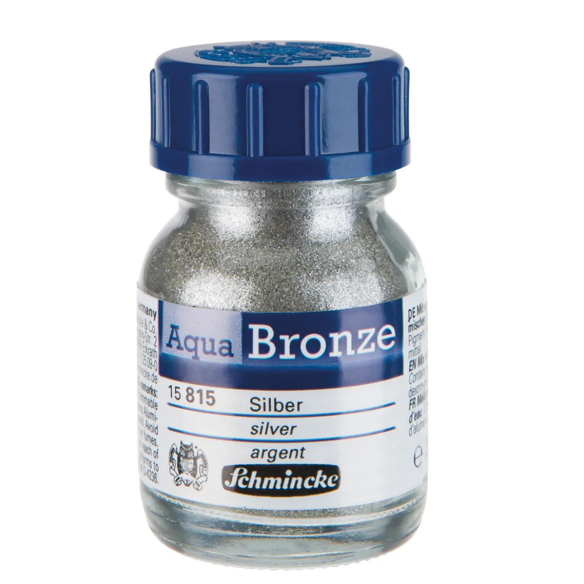 Schmincke Aqua Bronze, vattenlösligt metallicpulver 20 ml, Silver 15 815