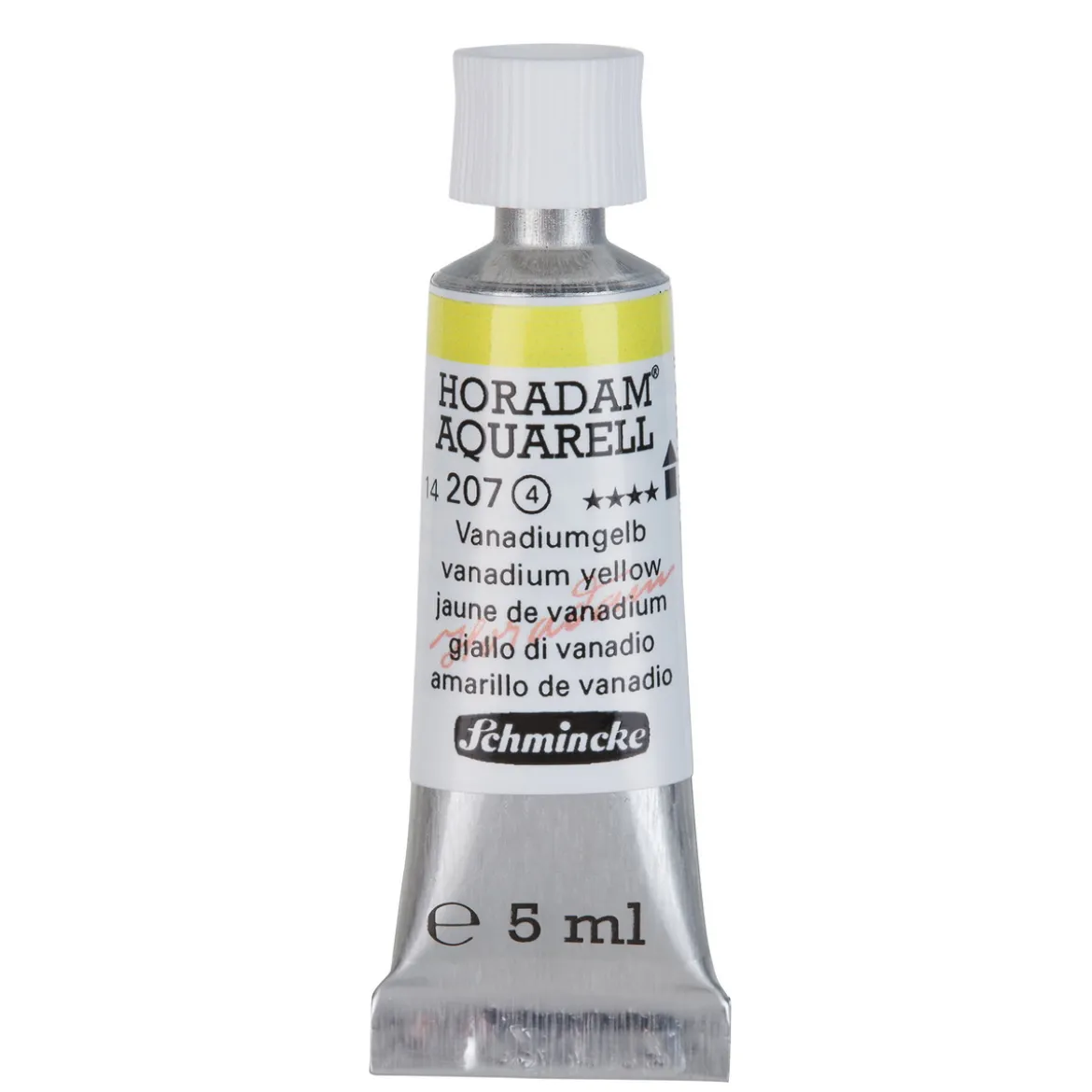 Schmincke Horadam akvarellfärg 5 ml – Vanadium yellow 207