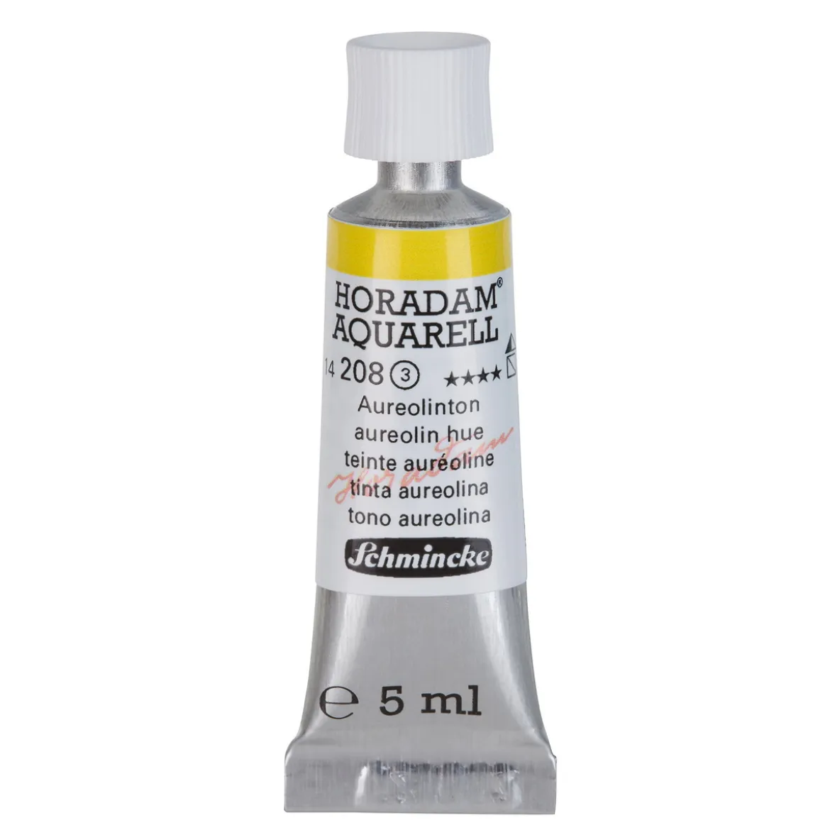 Schmincke Horadam akvarellfärg 5 ml – Transparent yellow 209