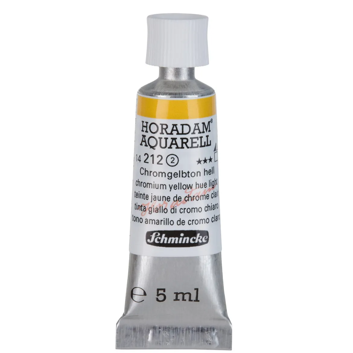 Schmincke Horadam akvarellfärg 5 ml – Chromium yellow hue deep 213