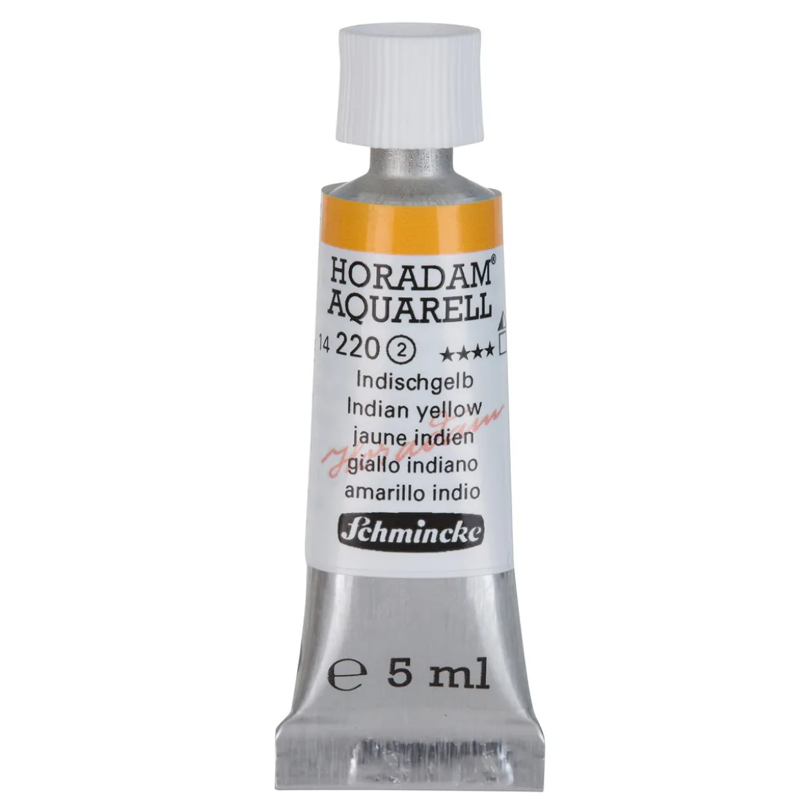 Schmincke Horadam akvarellfärg 5 ml – Indian yellow 220
