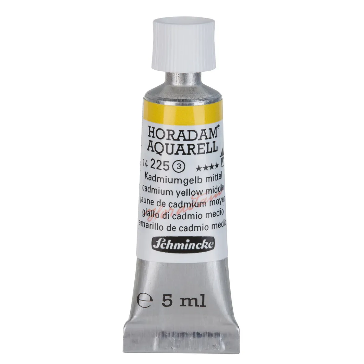 Schmincke Horadam akvarellfärg 5 ml – Cadmium yellow medium - 225