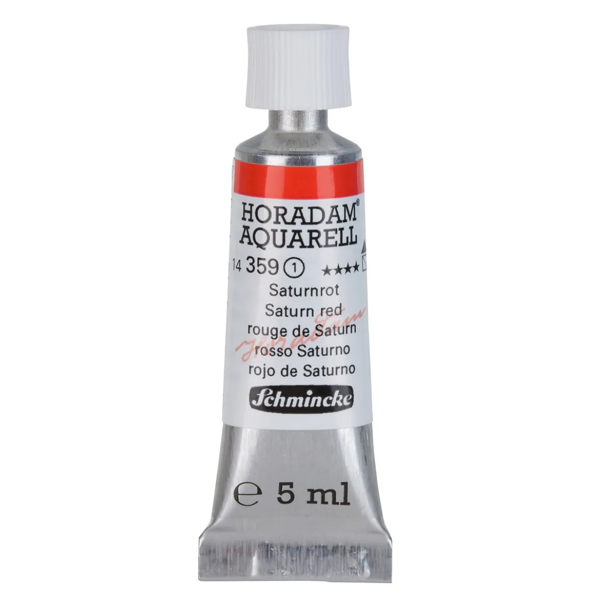 Schmincke Horadam akvarellfärg 5 ml – Saturn red 359