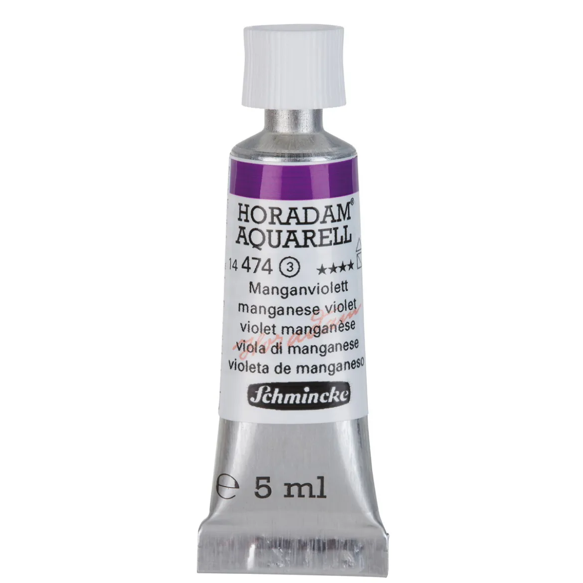 Schmincke Horadam akvarellfärg 5 ml – Manganese violet 474
