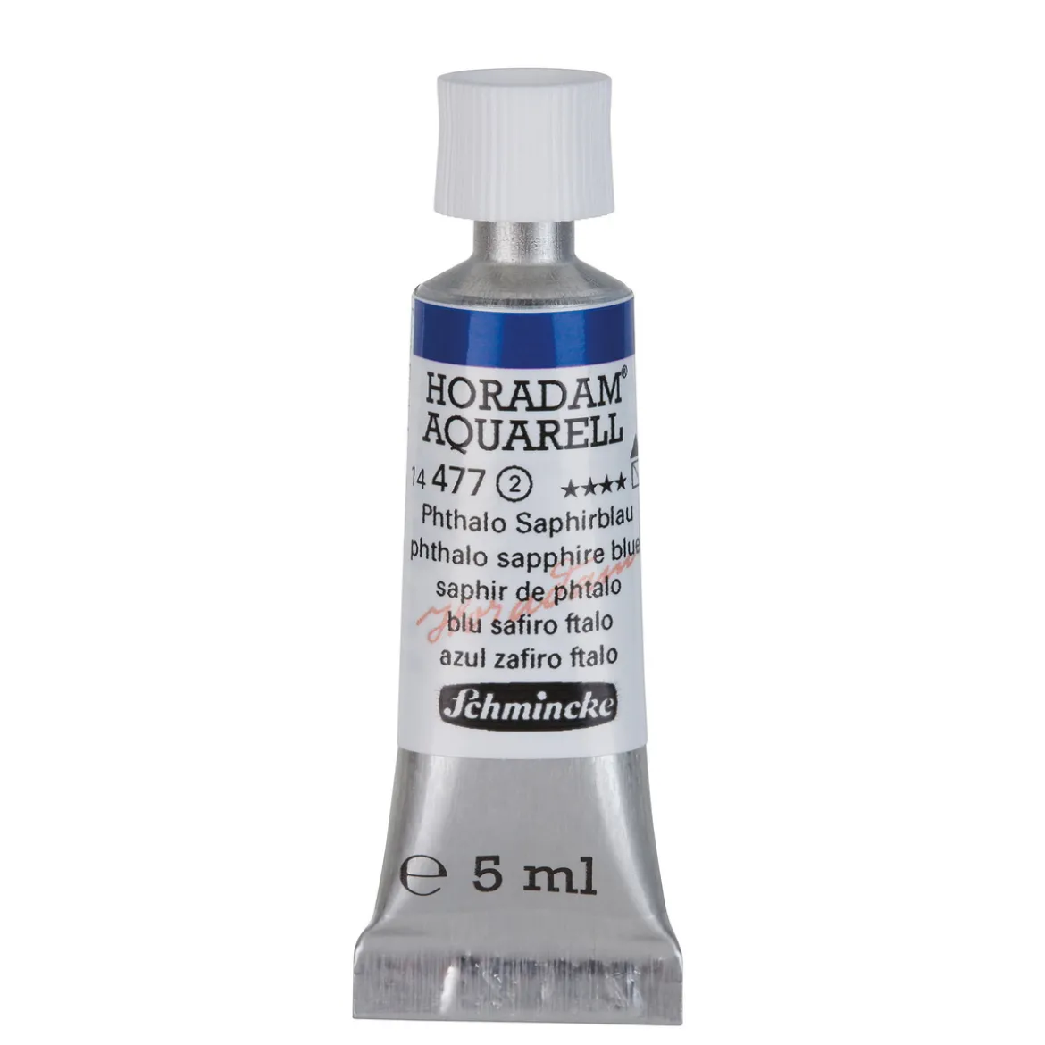 Schmincke Horadam akvarellfärg 5 ml – Phthalo sapphire blue 477