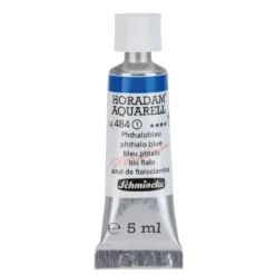 Schmincke Horadam akvarellfärg 5 ml – Phthalo blue 484