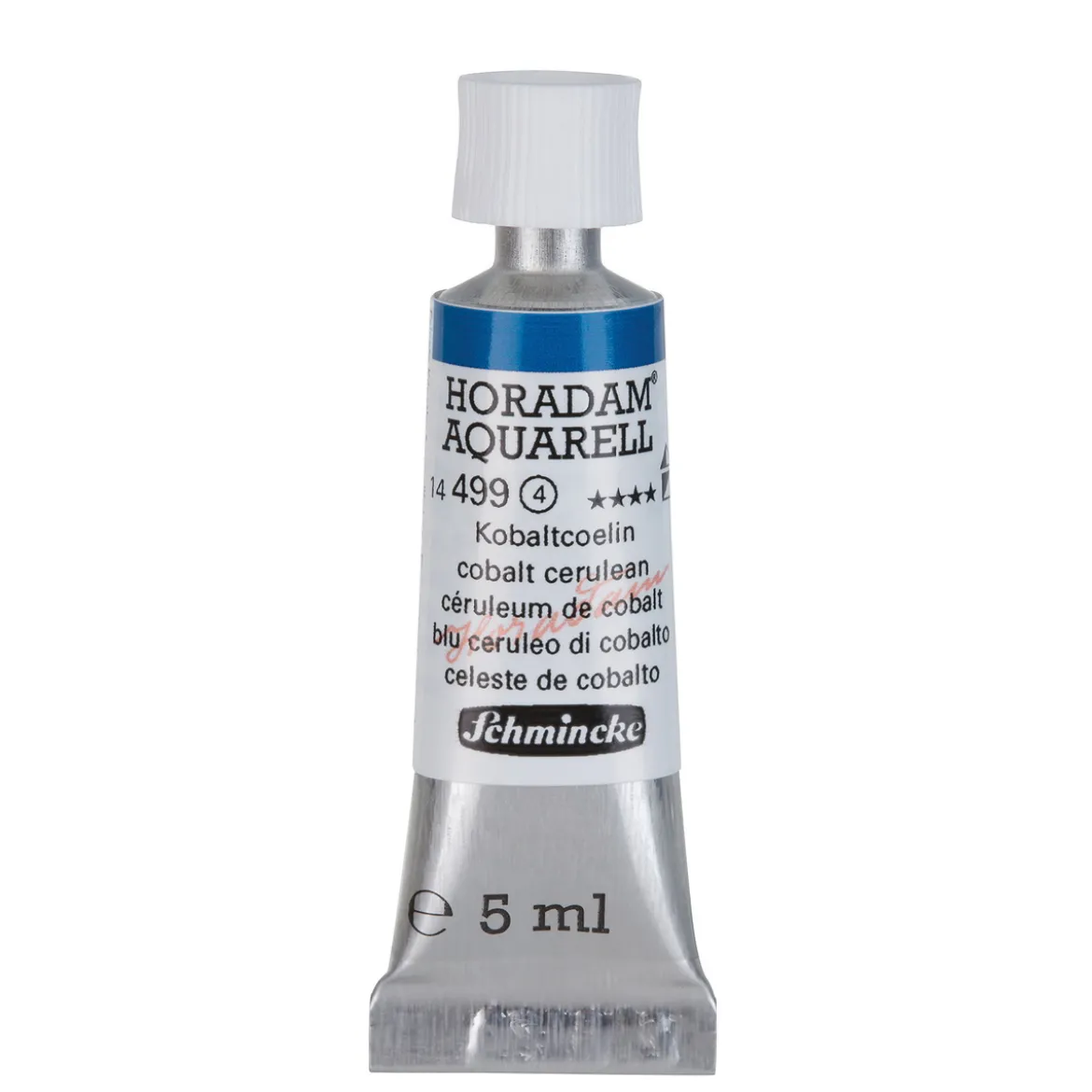 Schmincke Horadam akvarellfärg 5 ml – Cobalt cerulean 499