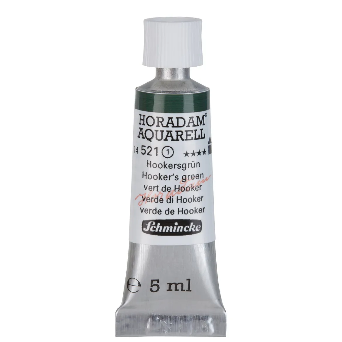 Schmincke Horadam akvarellfärg 5 ml – Hooker´s green 521