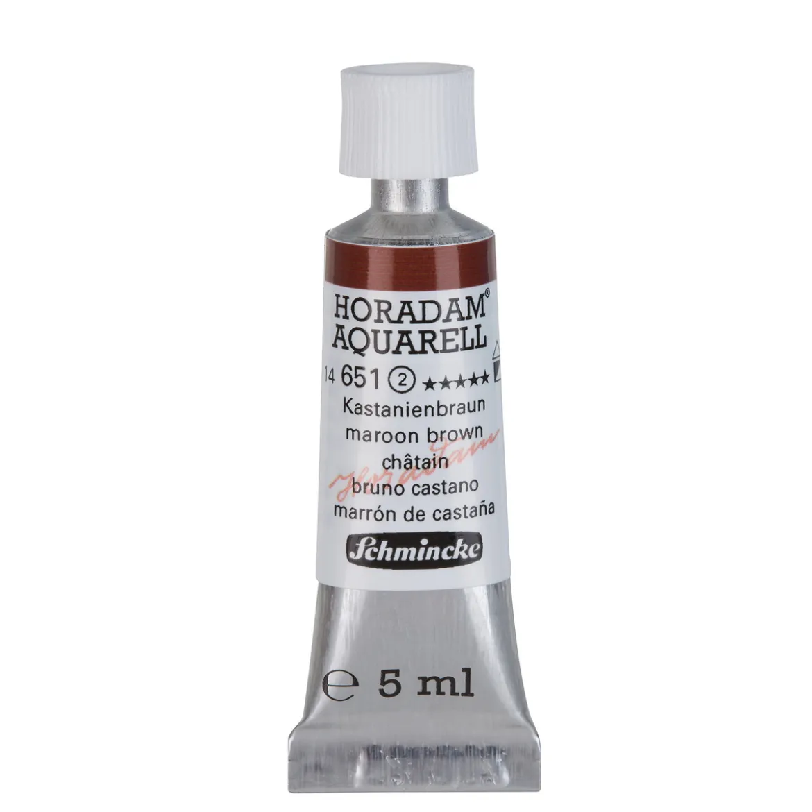 Schmincke Horadam akvarellfärg 5 ml – Transparent sienna 653