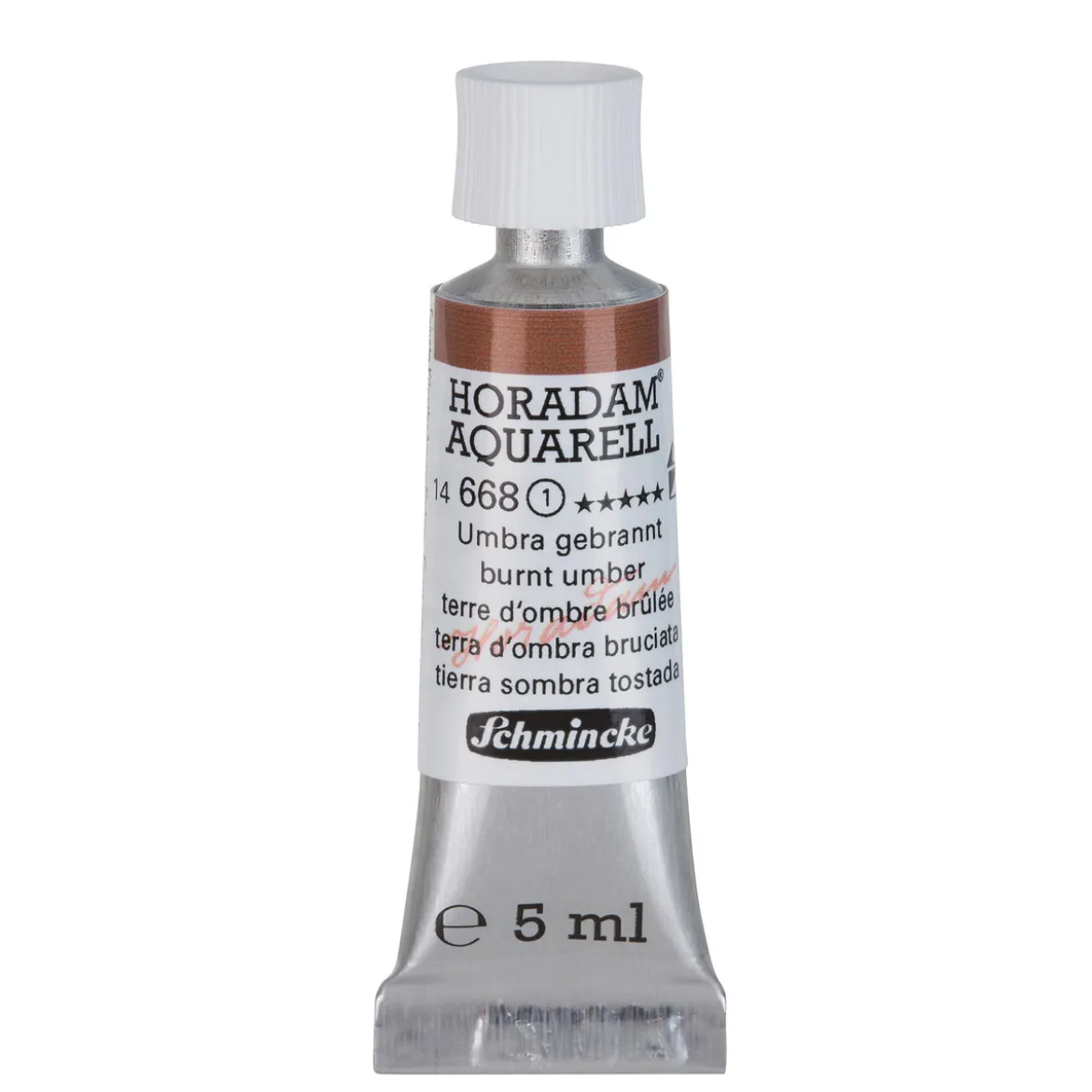 Schmincke Horadam akvarellfärg 5 ml – Burnt umber 668