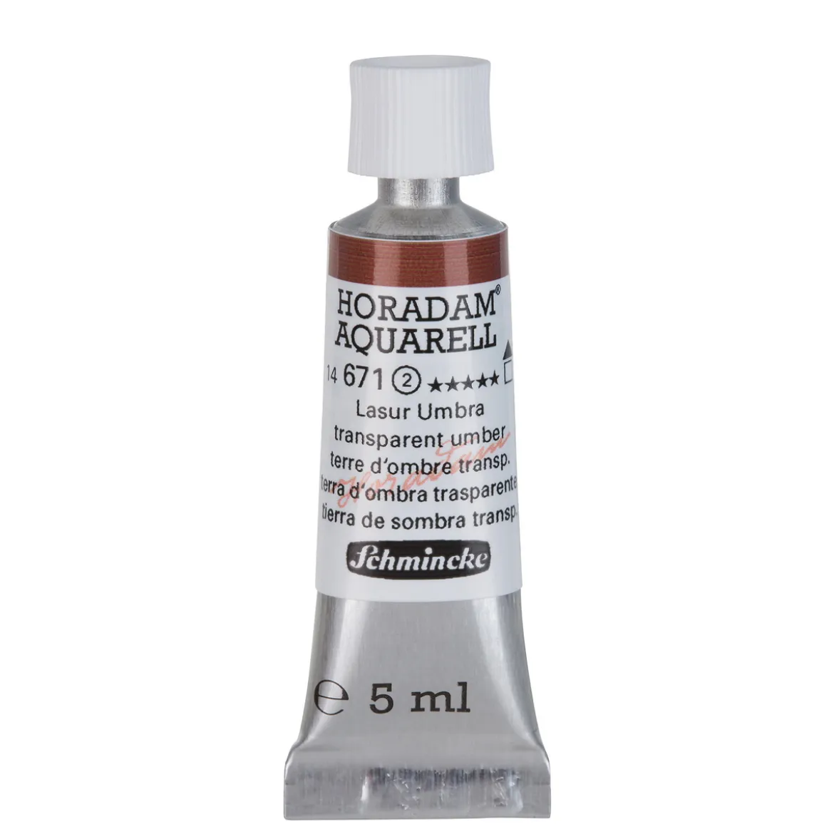 Schmincke Horadam akvarellfärg 5 ml – Transparent umber 671
