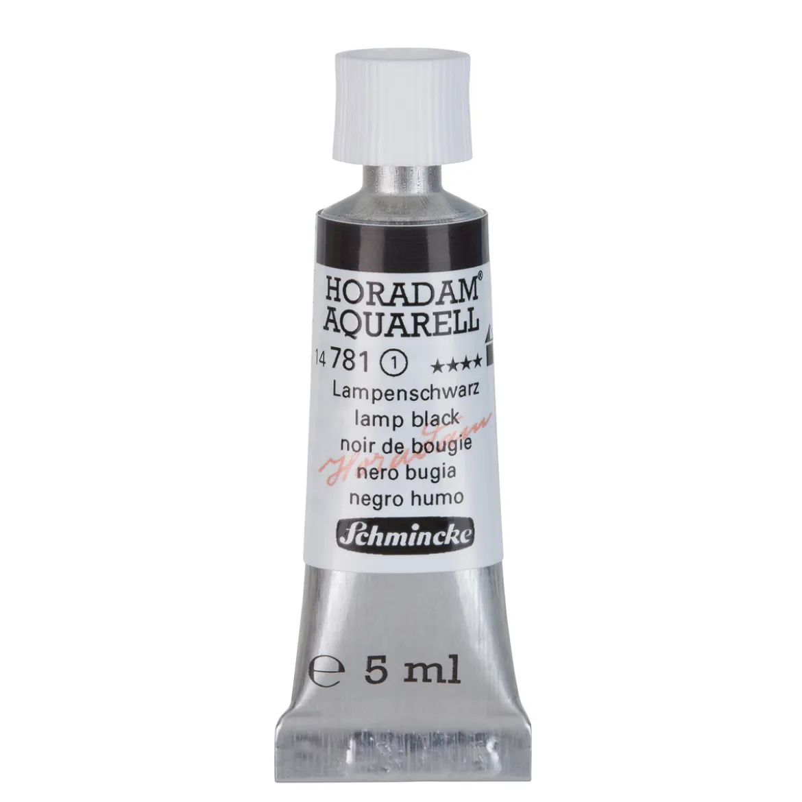 Schmincke Horadam akvarellfärg 5 ml – Lamp black 781