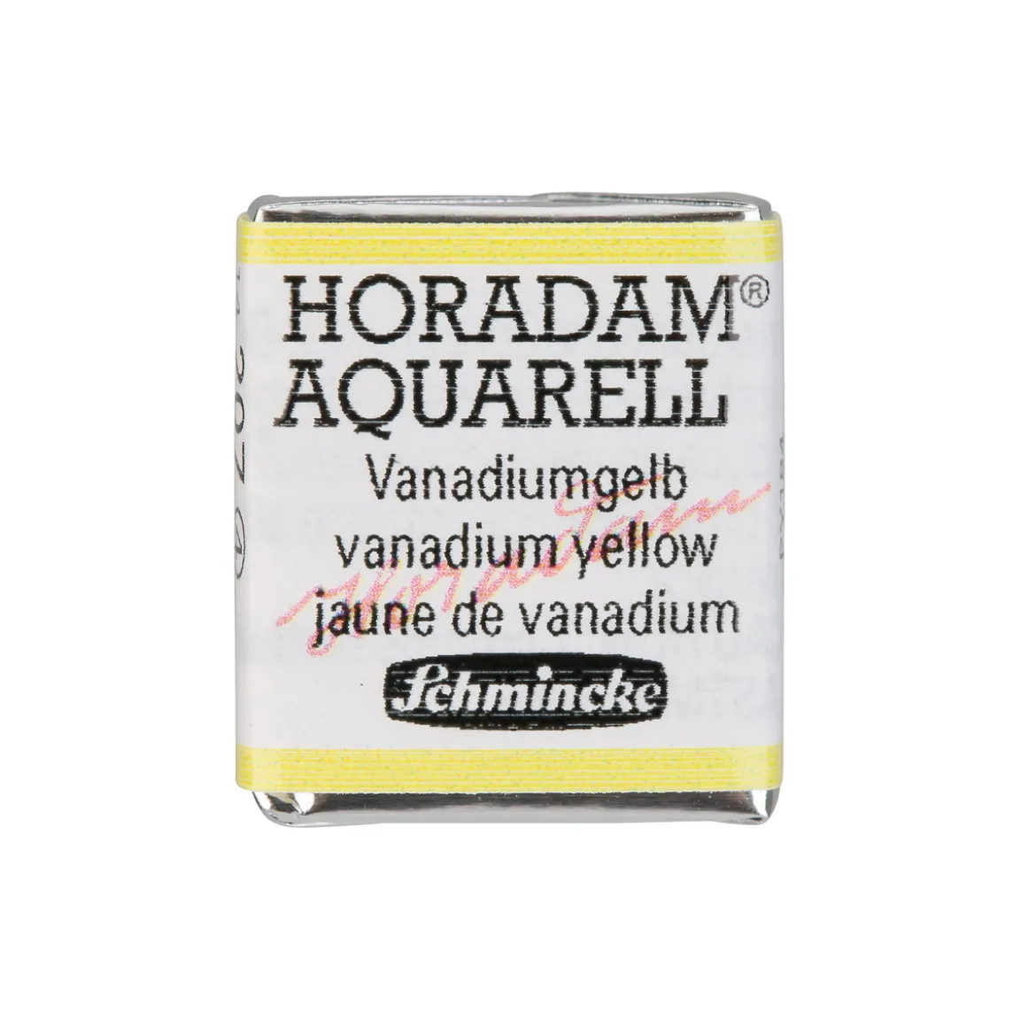 Schmincke Horadam akvarellfärg ½ kopp – Vanadium yellow 207