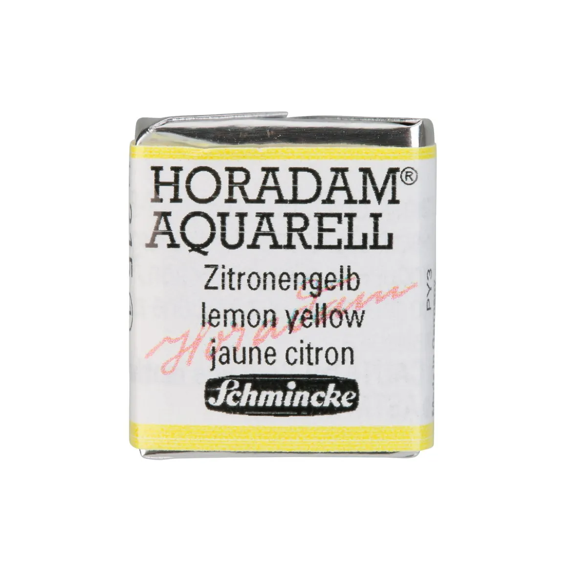 Schmincke Horadam akvarellfärg ½ kopp – Lemon yellow 215
